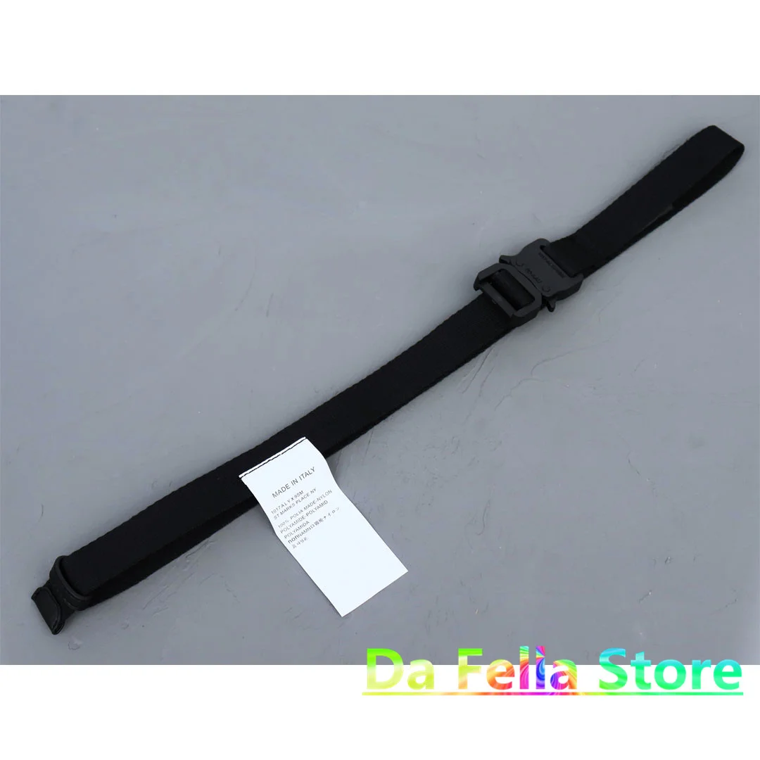 

Canvas ALYX ROLLERCOASTER BELT Men Women White Washed Label 1017 ALYX 9SM Belts Buckle 1:1 High Quality Monogram Leather