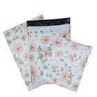INPLUSTOP, 50 шт., плотные полиэтиленовые пакеты для хранения конвертов, пакеты для почтовых отправлений с фруктовым цветочным узором, портативные самозапечатывающиеся курьерские пакеты