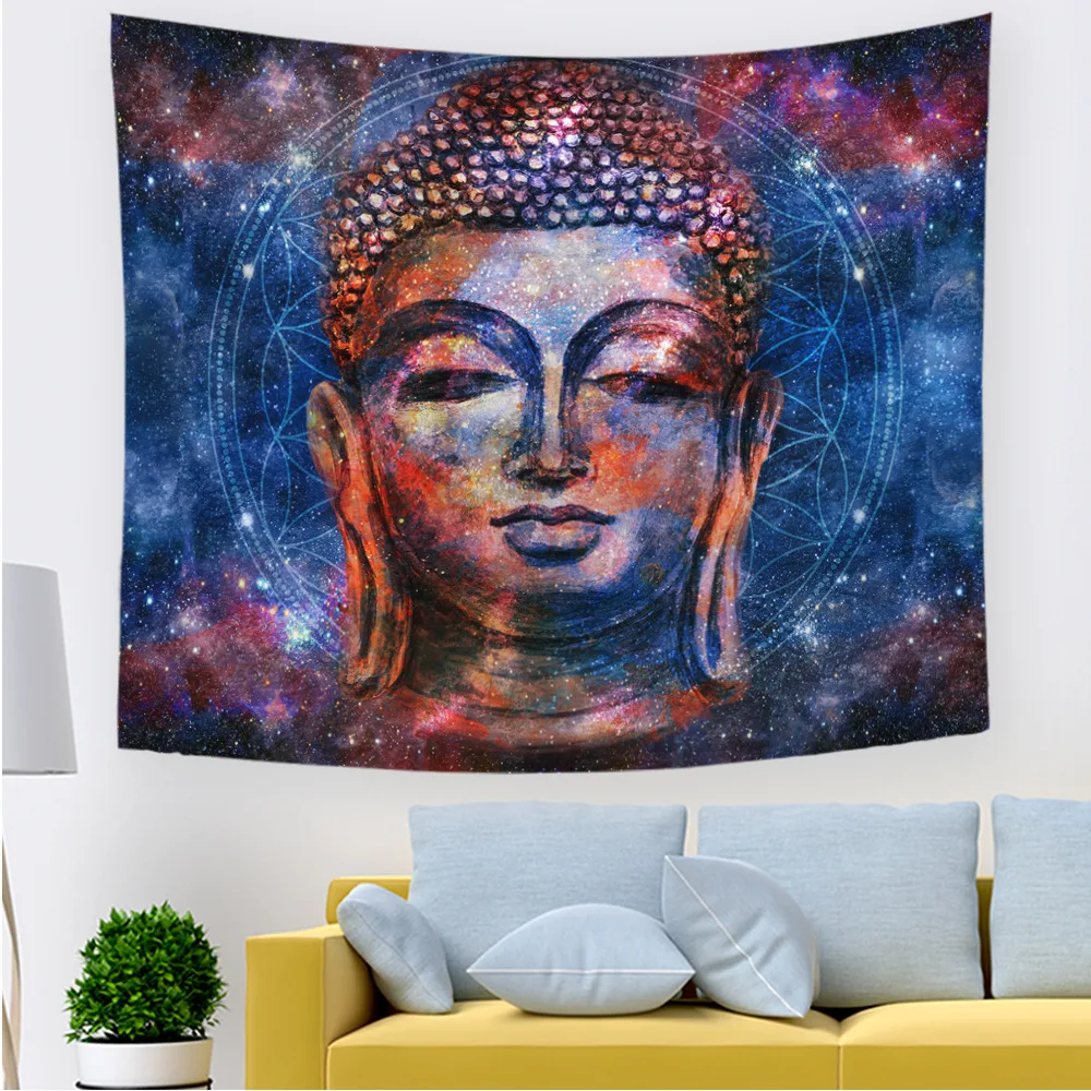 Настенные Подвески гобелены с Буддой Прямая поставка Настенная Наклейка для