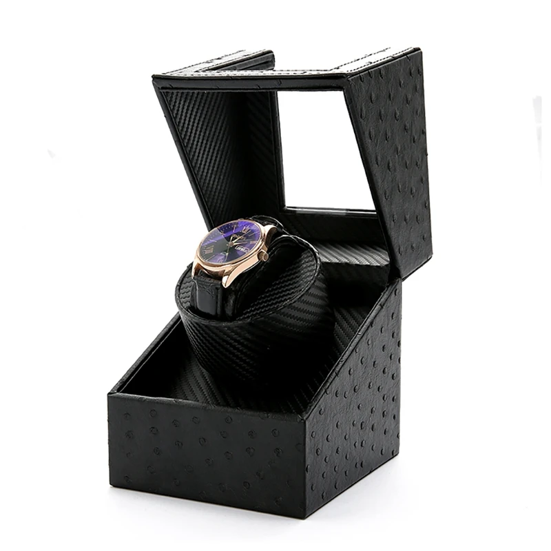 

1 Slot Grid Watch Winder Box For Watches Wooden Automatic Mechanical Watches Holder Storage Container Organizer Case Gift Pro