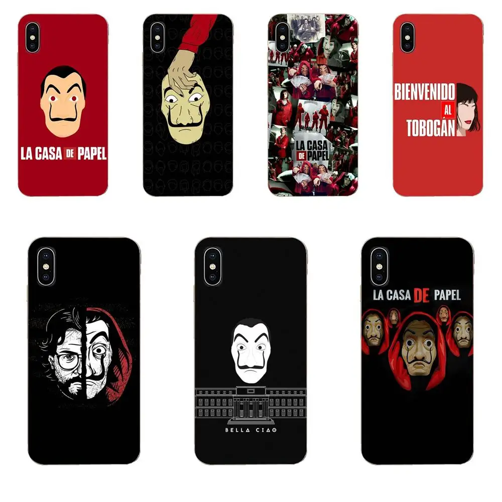 Для Samsung Galaxy Note 8 9 10 Pro S4 S5 S6 S7 S8 S9 S10 S11 S11E S20 Edge Plus Ultra TPU Art Online Cover Case La Casa De Papel|Бамперы| |