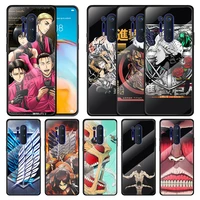 tempered glass cover attack on titan hunter for oneplus 9r 9 8t 8 nord z 7t 7 pro 5g shockproof shell phone case capa