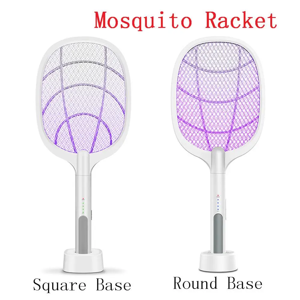 Портативный USB Перезаряжаемые летать противомоскитная ракетка - Цена: 545,70 - 1 446,48 руб.