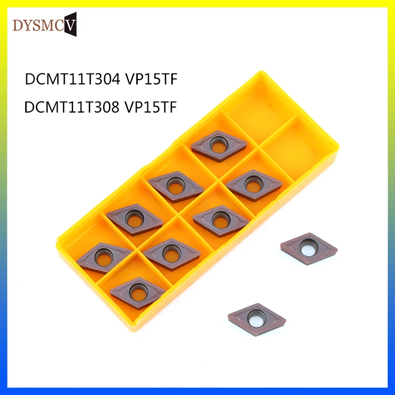 Токарная пластина DCMT11T304 VP15TF DCMT11T308 твердосплавная инструмент для токарного