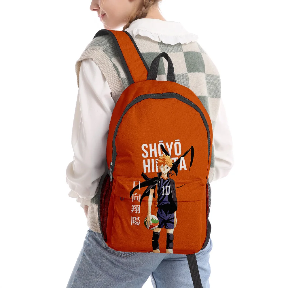 

Harajuku Haikyuu!! High School Vollyball Student School Bag Notebook Backpacks 3D Print Oxford Waterproof Boys/Girls Travel Bags