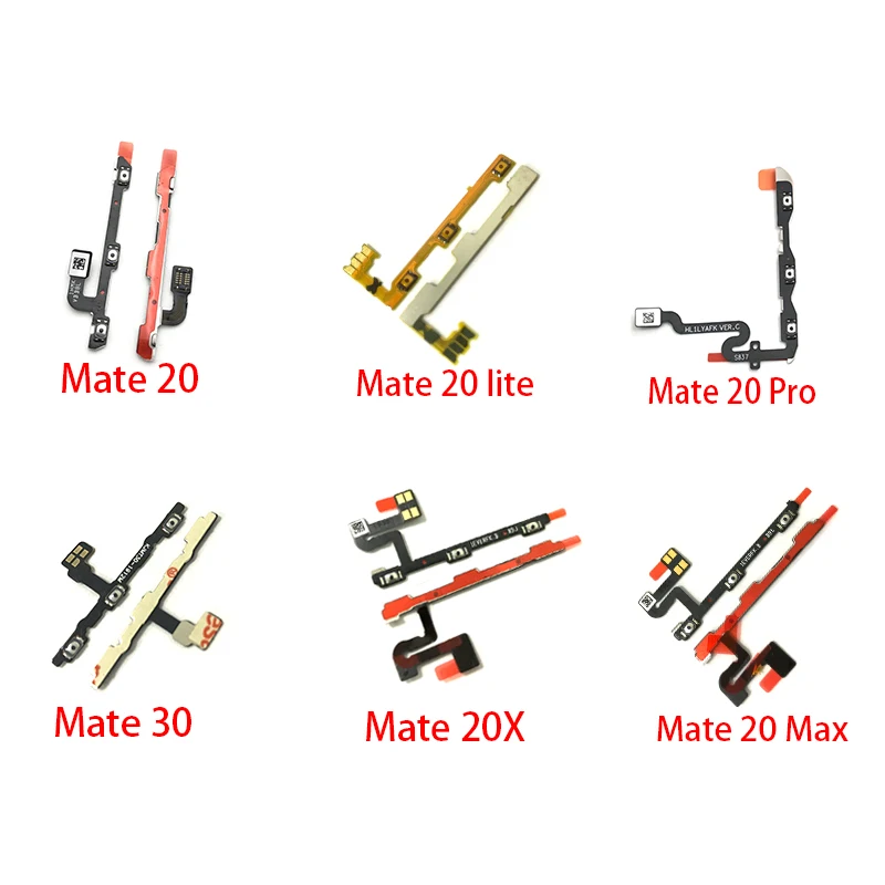 

Power Switch On/Off Button Volume Key Button Flex Cable For Huawei Mate S 7 8 9 10 30 Lite 20 Pro 20X Max