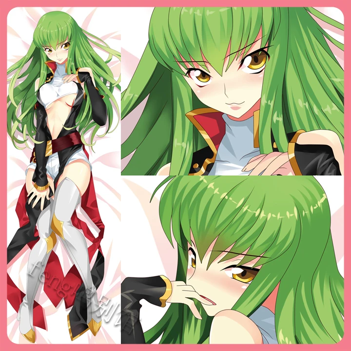 

Anime CODE GEASS Lelouch of the Rebellion C.C. Dakimakura 2WAY Hugging Body Pillow Case Cosplay Cushion Cover Xmas Gifts FMBG