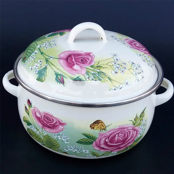 Индукционная кастрюля инструменты для приготовления пищи эмали высокого