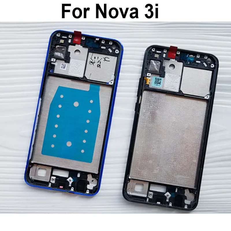 Оригинальный держатель ЖК-экрана передняя рамка для Huawei Nova 3i корпус средняя