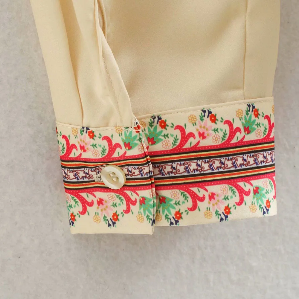 

2021 spring and summer new style shirt temperament floral chiffon shirt casual small shirt western style top trend