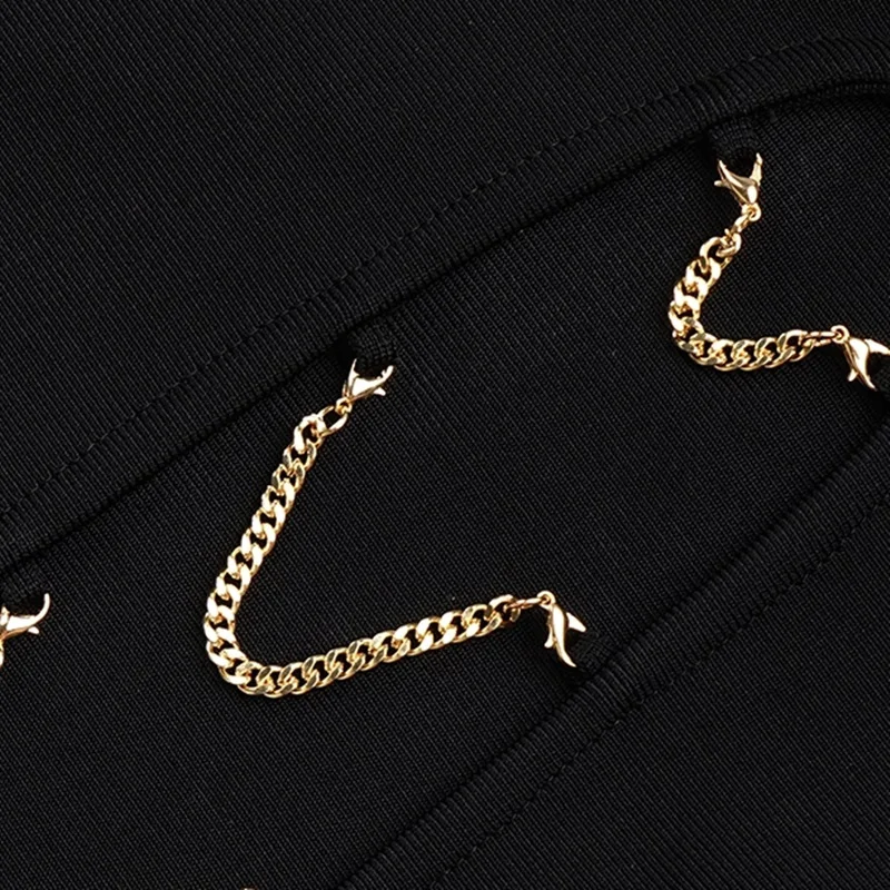 Женское облегающее платье на пуговицах VC открытое Клубное с V-образным вырезом и