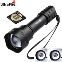 ultrafire t20 10w ir flashlight 850nm 940nm night vision zoomable torch led infrared flashlight tactical hunting flashlight