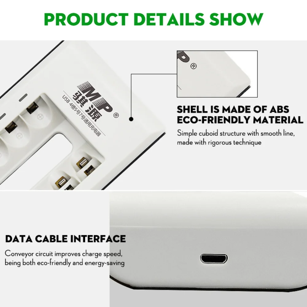 

USB 4 AA/AAA Ni-MH/Ni-Cd