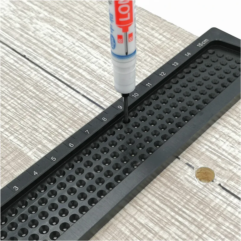 Алюминий сплав T 155 мм отверстие позиционирования с измерительной линейкой