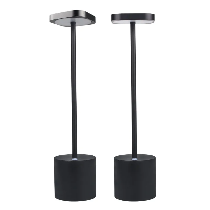 

Hot sale aluminum alloy LED table lamp dining table lamp KTV bar restaurant cordless lamp built-in rechargeable table lamp