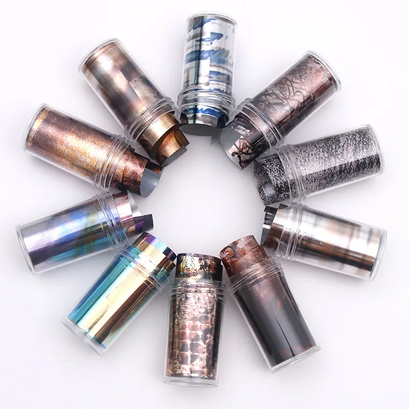 1 рулон наклеек для ногтей набор слайдеров красочный павлин Леопардовый принт