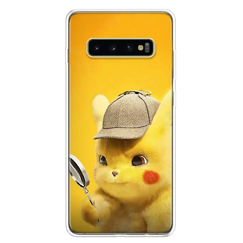 Пикачу обложка фильма чехол для телефона для samsung Galaxy A10 A20E A30 A40 A50 A70 A50S A80 M30S A6 A7 A8 A9 Plus+ Coque