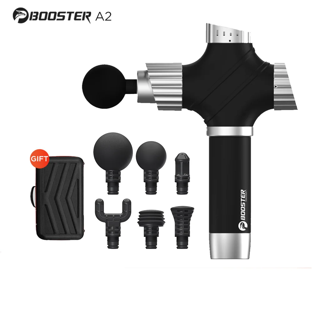 

Booster A2 Electric Massage Gun 15kg Pressure Bearing 12mm Stroke 2400mAh Lithium Battery for Pain Relief Full Body Relaxation