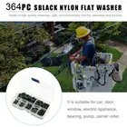 364 шт.компл. набор скрепленных шайб, прокладка, нейлоновая резина, коррозионное контрольное кольцо, плоская герметичная шайба, набор M22,534568 для метрической K0I6