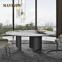 stainless steel marble kitchen tables for dinner modern long rectangular pandora glossy slate dining table indoor furniture