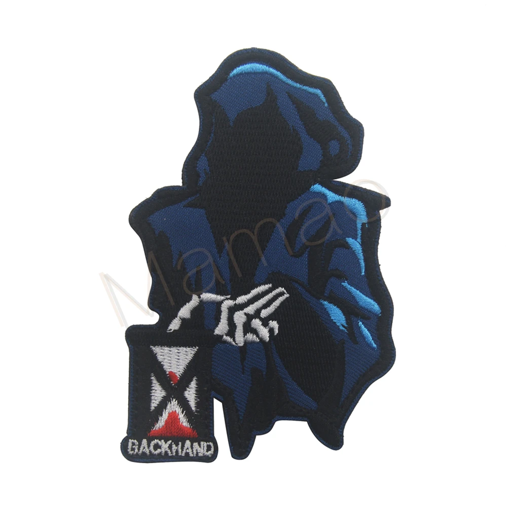 Маскарадный значок с вышивкой на заднюю руку Рождество незабываемые нарукавники