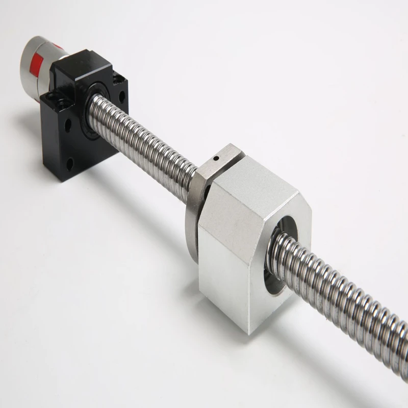 

New Ball screw C7 with Flange Nut SFU 1605 2005 SFU 2010 250mm - 1550mm 5-20mm laed with BKBF15 end machining For CNC Machine