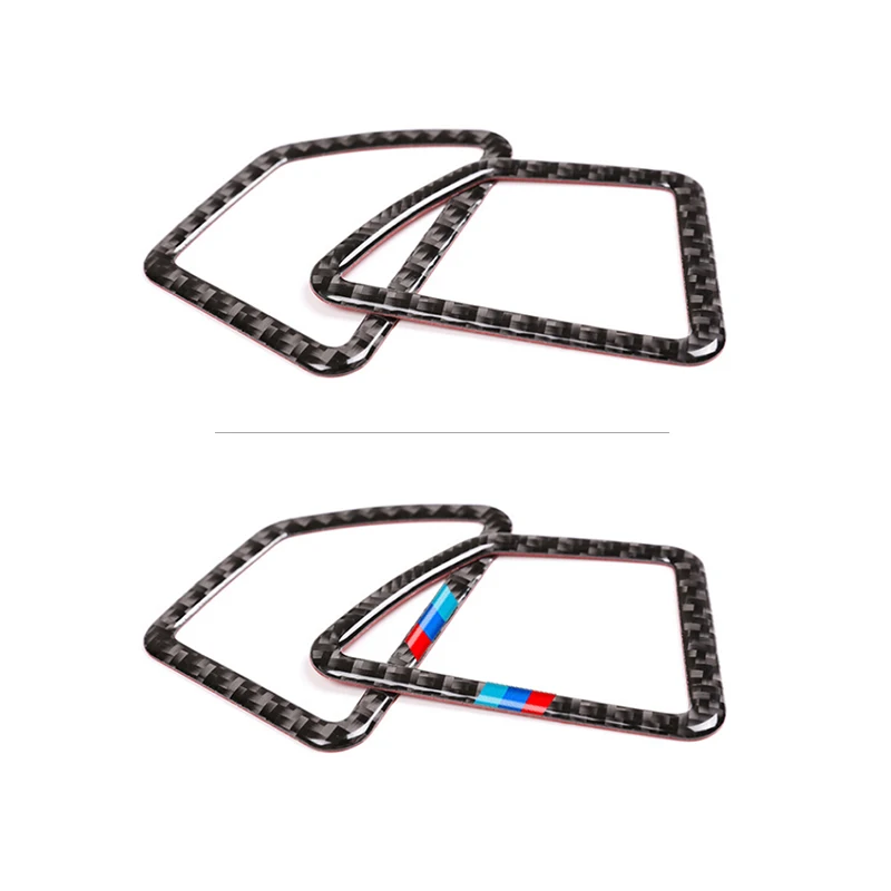 2 шт. декоративная накладка на вентиляционное отверстие автомобиля из углеродного волокна для BMW X5 X6 E70 E71 2008