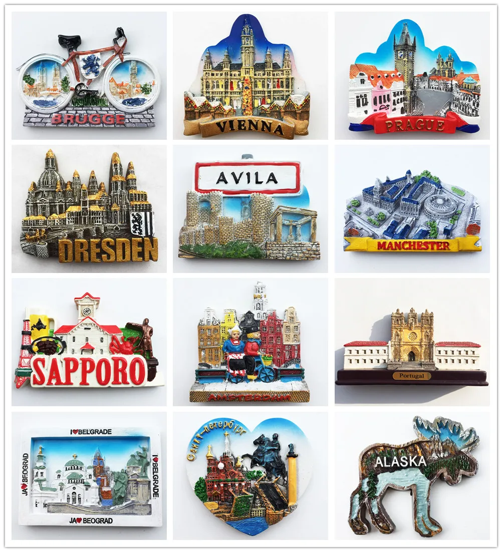 Туристический сувенир Wold магниты на холодильник предметы украшения изделия
