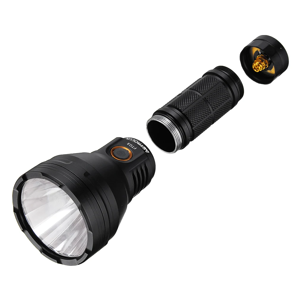 Светодиодный фонарик Astrolux FT03 SST40-W 875 люмен 26650 м NarsilM v1.3 зарядка от USB-C 2 А 21700 18650