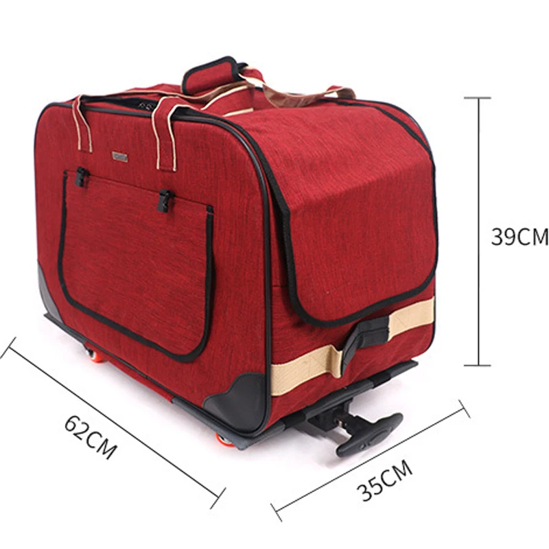 Складная сумка для собак и кошек Дорожный Чехол багажная коробка коляска