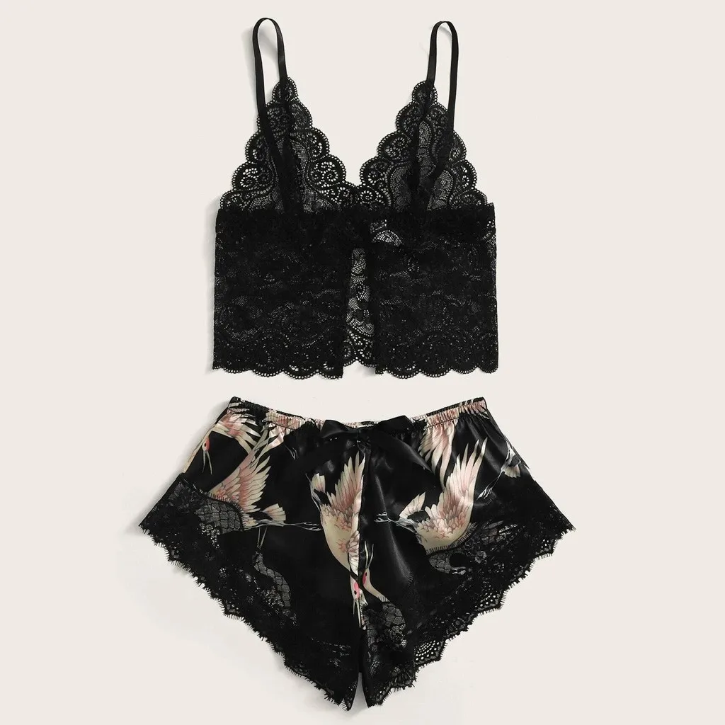 Женское нижнее белье атласная шелковая одежда для сна с длинным рукавом костюм