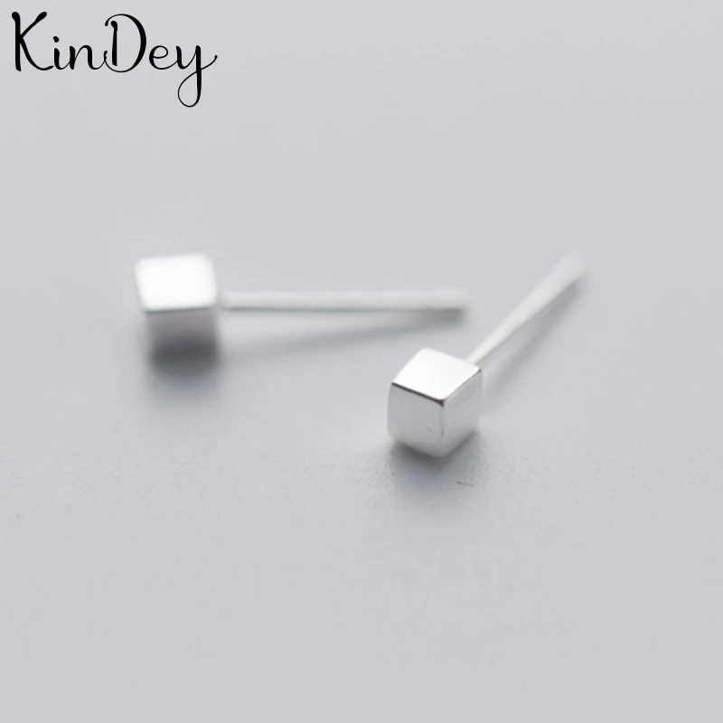 Kindey роскошные серебряные цветные кубические серьги для женщин популярные модные