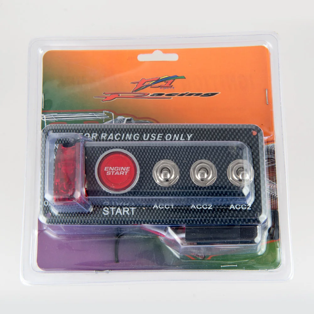 12 В переключатель зажигания для гоночного автомобиля из углеродного волокна