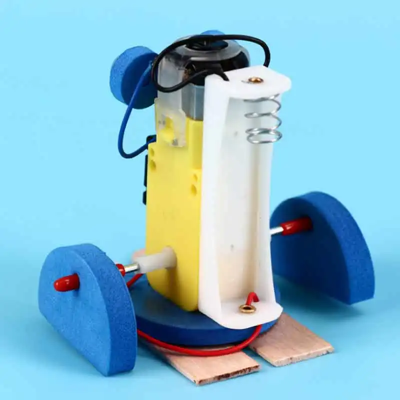 DIY электрические ходячие модели роботов наборы для детей школьный паровой
