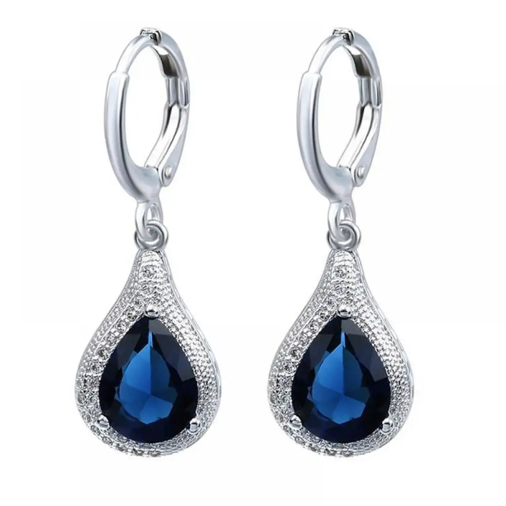 Новинка 2020 хит продаж женские серьги в форме капли инкрустированные большими