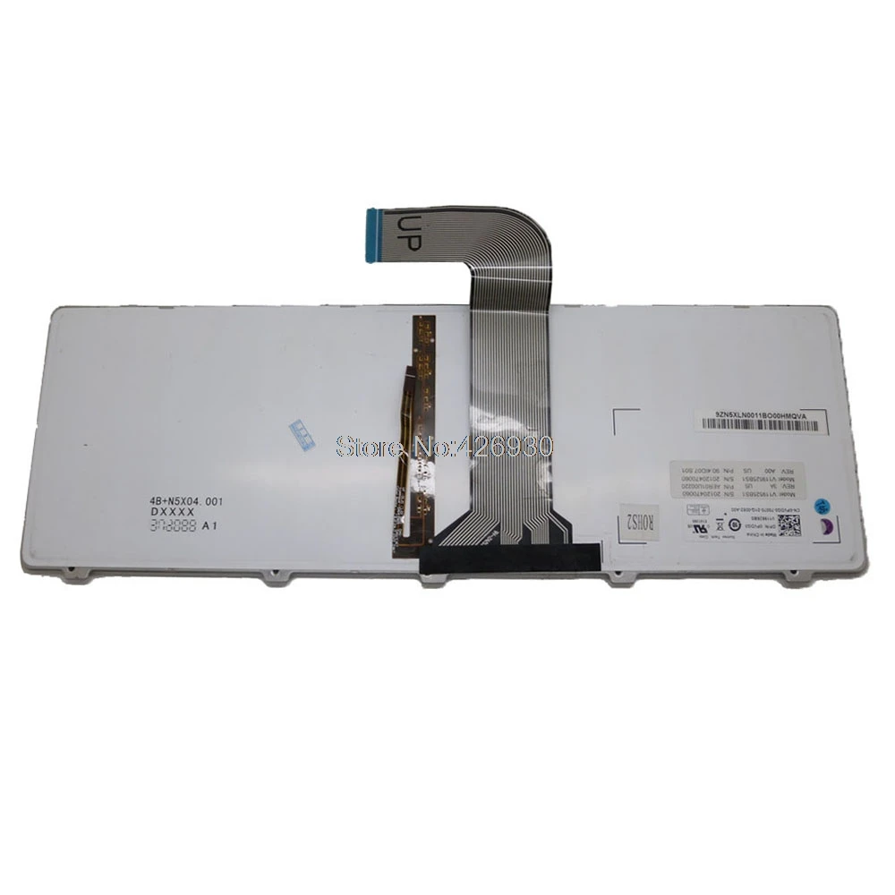 Клавиатура GR с подсветкой для DELL Inspiron 14R N4110 N4120 N4050 M4040 N411Z M411R M421R M5040 L502X German 0W40RK