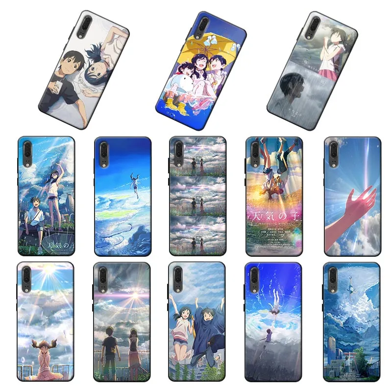 Weathering with you для huawei mate 30 pro p20 p30 lite 20 Мягкий силиконовый чехол телефона |