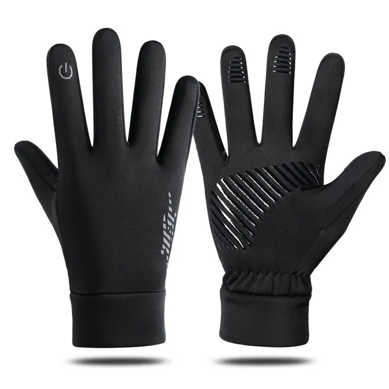 

Reflective Keep Warm Winter Gloves Men Women Touchscreen Outdoor Mountaineering Touch Screen Male Driving Sports Riding Gloves
