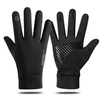 reflective keep warm winter gloves men women touchscreen outdoor mountaineering touch screen male driving sports riding gloves