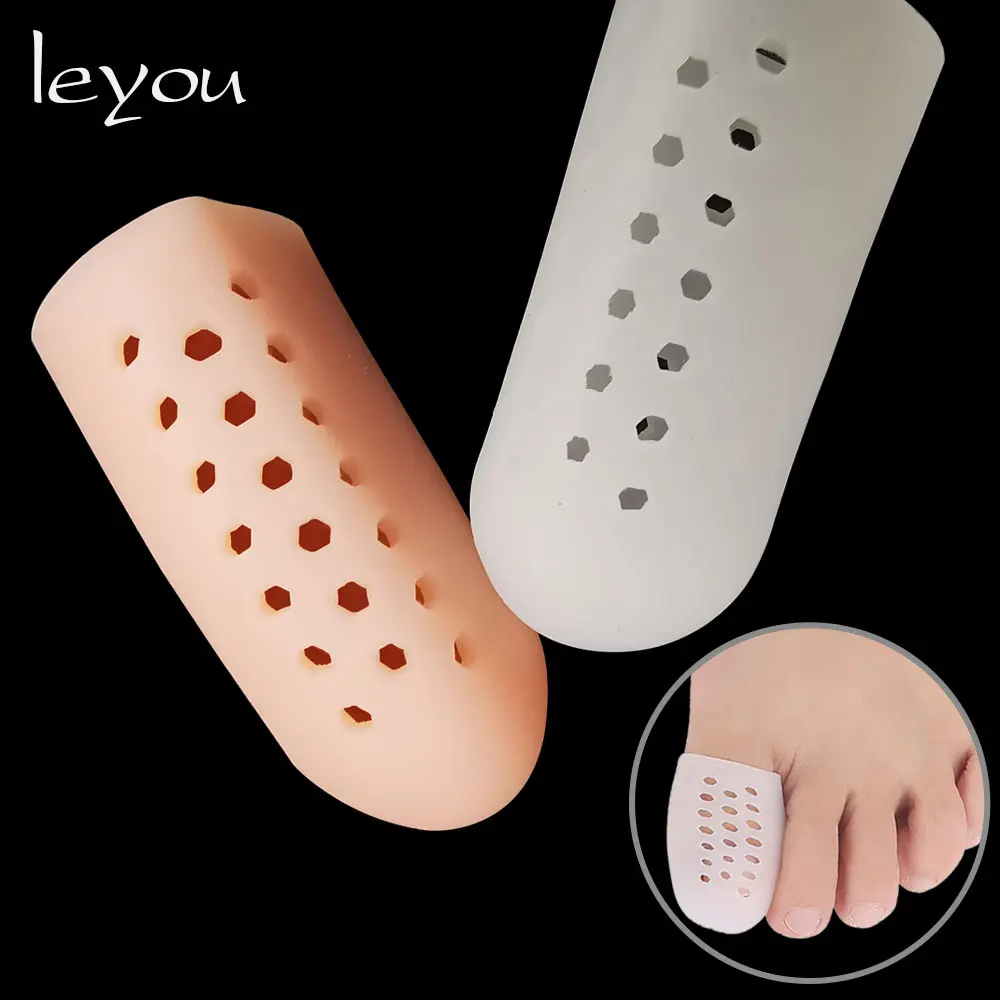 Силиконовый гель большой Защитный колпачок для носка дышащие силиконовые