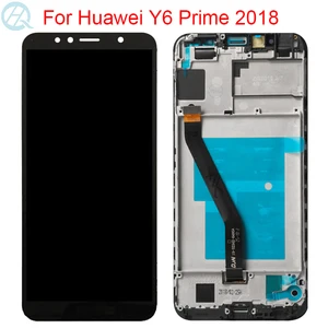 original honor 7a pro display for huawei y6 prime 2018 lcd with frame touch screen assembly atu l11 atu l22 atu lx3 lcd screen free global shipping