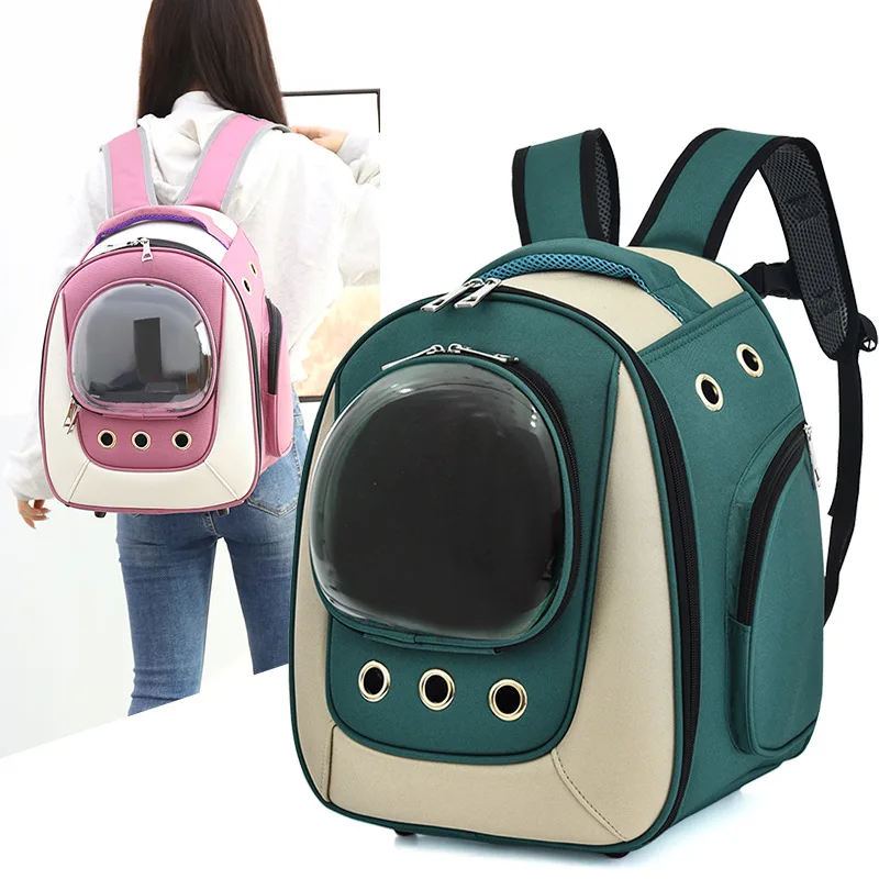 

Рюкзак-переноска для кошек, дышащая Сумка-переноска для маленьких и средних собак, кошек, дорожная сумка для переноски домашних животных