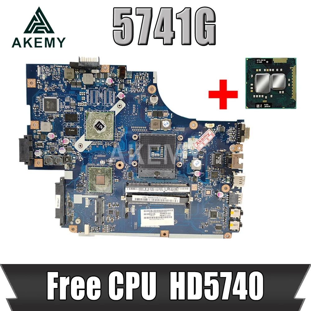Akemy для Acer aspire 5741 5741G материнская плата ноутбука MBWJR02001 NEW70 LA 5891P HM55 DDR3 HD5740