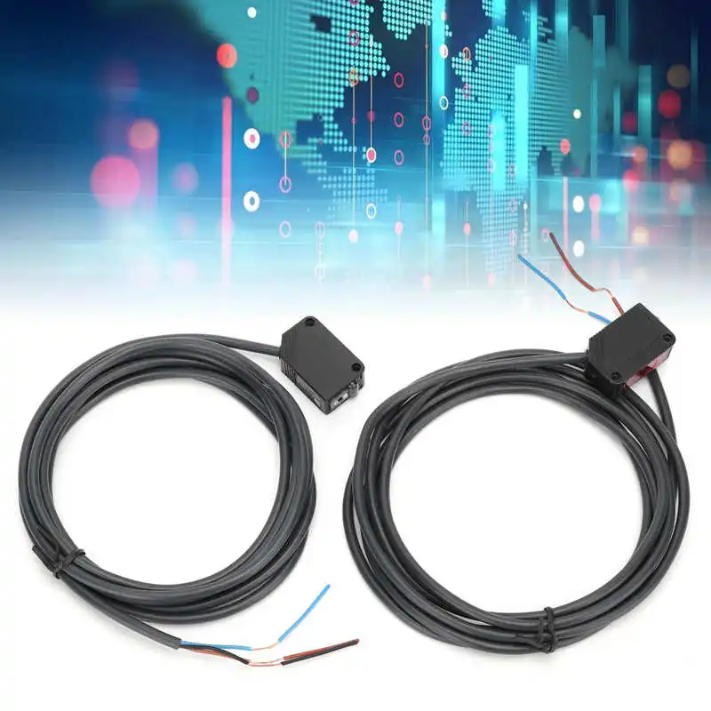 Постоянный ток 12 24V инфракрасный фотоэлектрический выключатель квадратный через