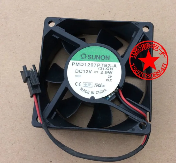 SUNON PMD1207PTB3 A (2).GN серверный охлаждающий вентилятор постоянного тока 12 В 2 9 Вт 70x70x25
