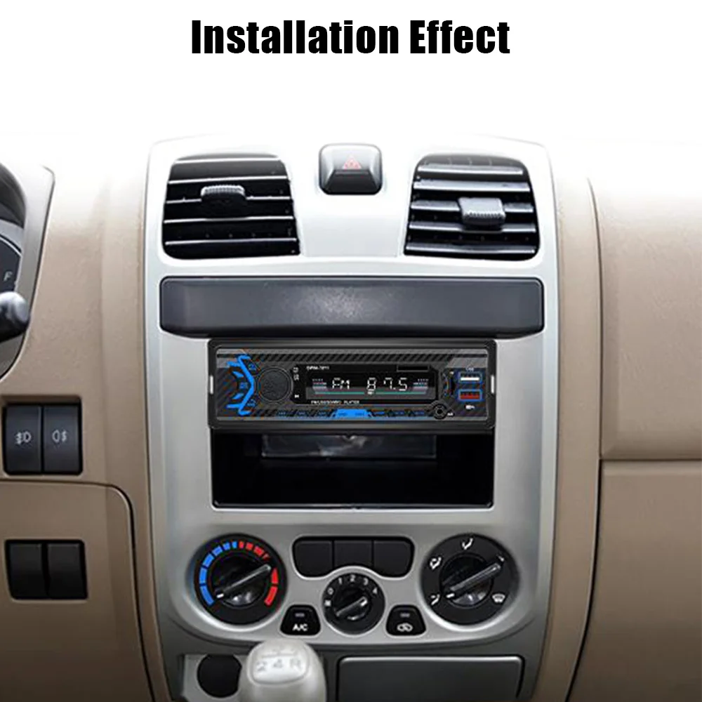 head unit handsfree with voice control swm 78117812 1 din auto parts car radio multimedia auto stereo bluetooth aux function free global shipping