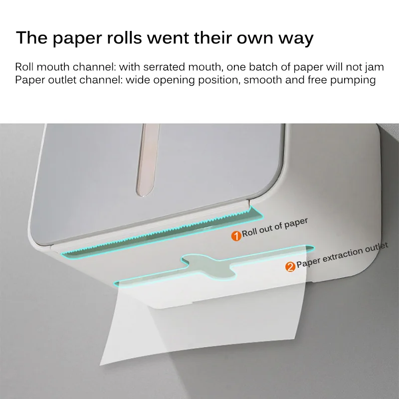 

Waterproof Toilet Paper Holder For Toilet Paper Towel Holder Bathroom Dispenser Storage Box Toilet Roll Holder Wall Mounted
