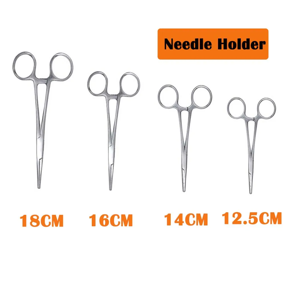 Щипцы с держателем хирургических игл
