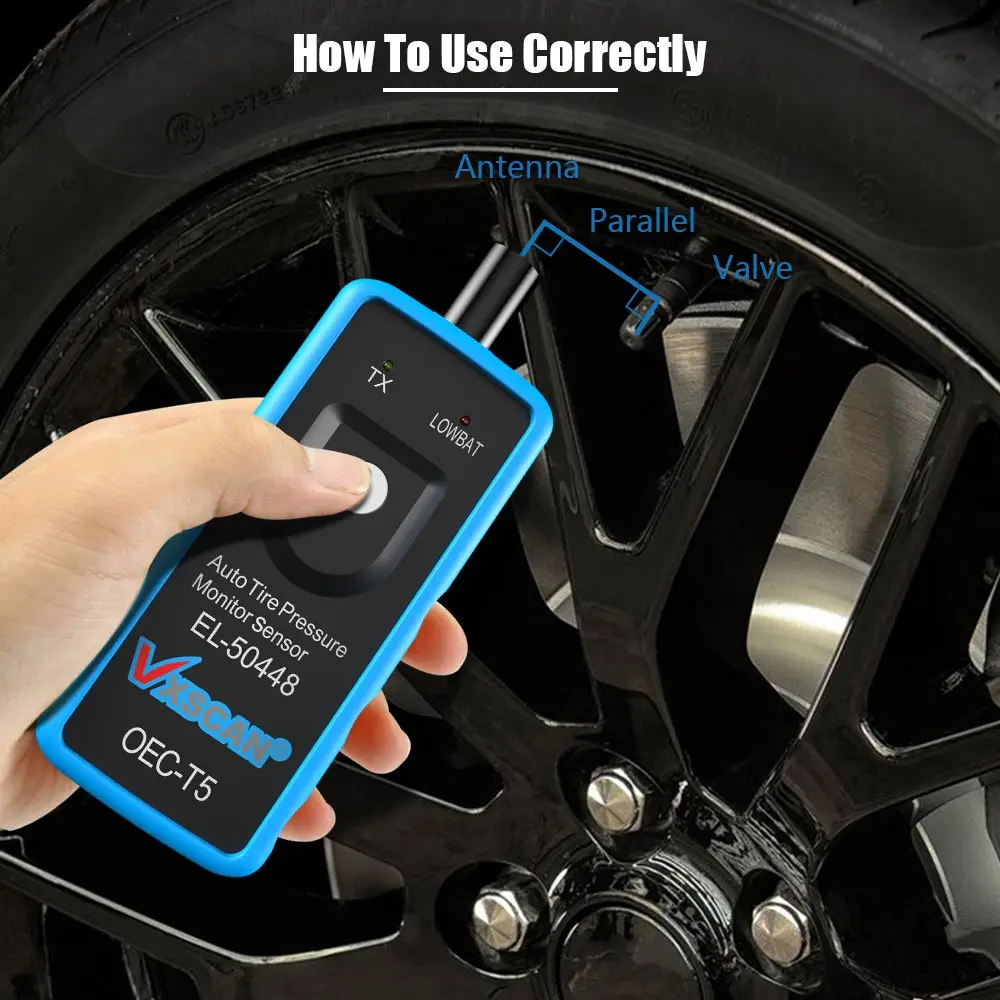 Автомобильный датчик контроля давления в шинах VXSCAN инструмент для активации