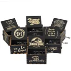 Деревянная резная Музыкальная шкатулка с ручным приводом, тематическая музыкальная шкатулка королевы Юрского периода, подарок на Хэллоуин, день рождения, Рождество, Новый год, подарок